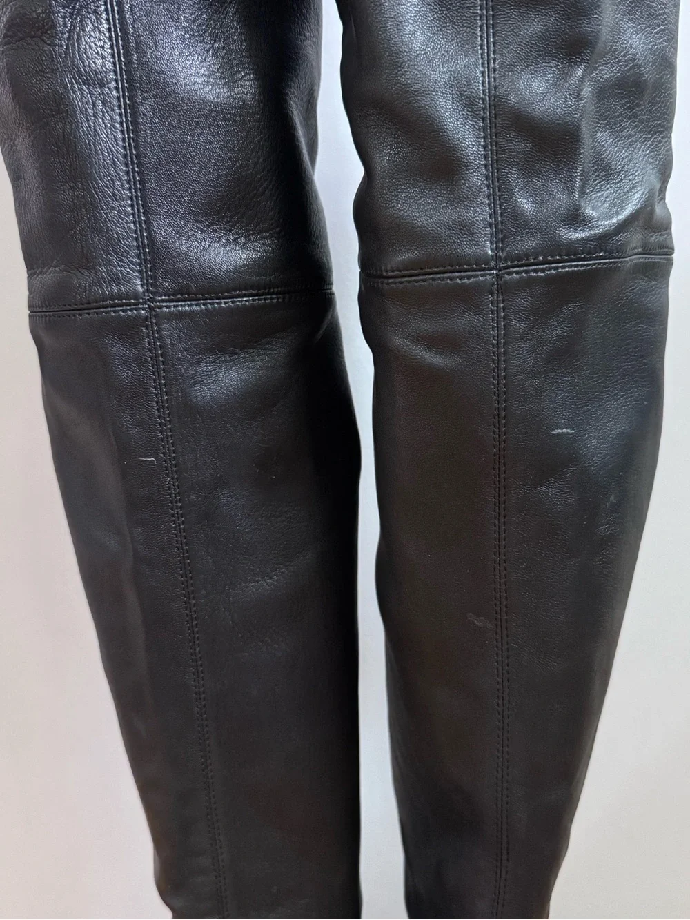 KHAITE Sedona Lambskin leather Over-The-Knee Boots size 9
